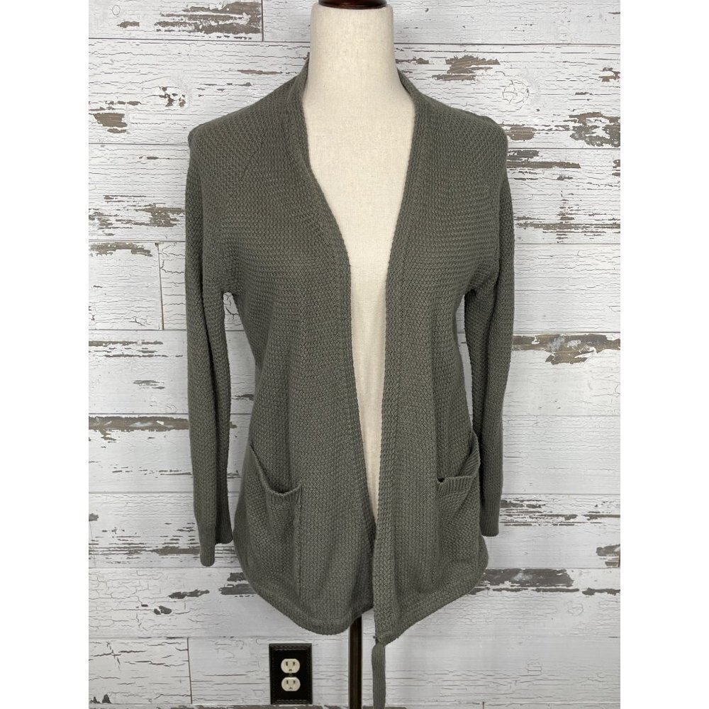 MADEWELL Palisades Open Cardigan Sage Green XXS EUC